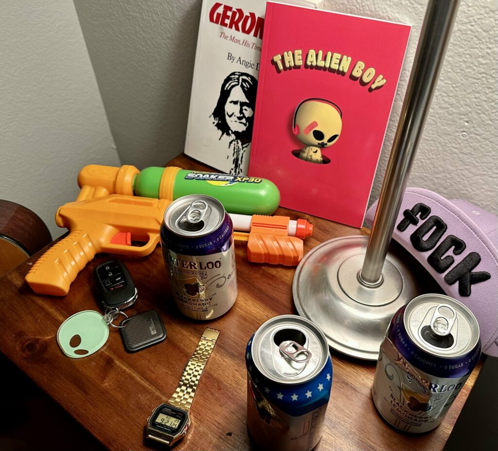My bedside table